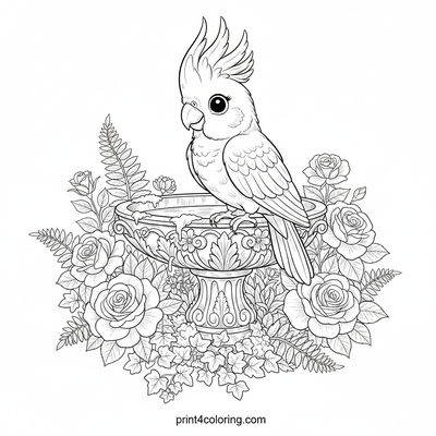 Secret Garden Cockatoo's Elegant Perch