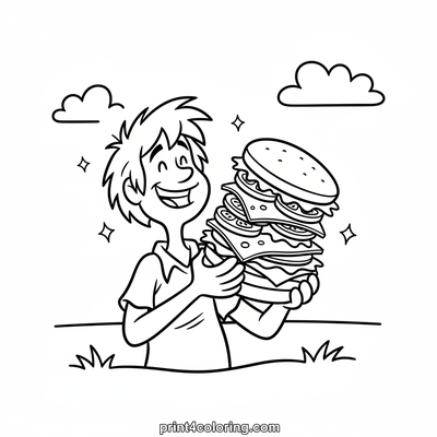 Shaggy's Epic Sandwich Adventure