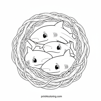 Cozy Lemon Sharks in the Mangrove Nursery