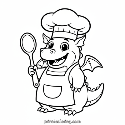 Silly Chef Dragon's Kitchen Fun