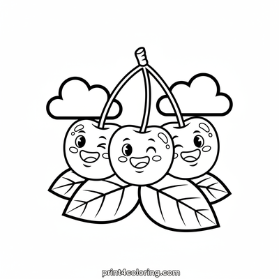 The Happy Cherry Family Picnic