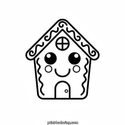 My Sweet Smiling Gingerbread House