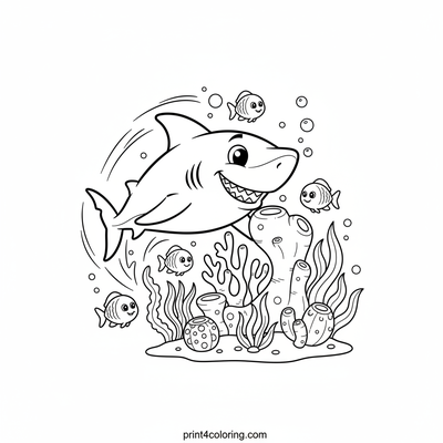 Smiley Shark's Coral Garden Adventure