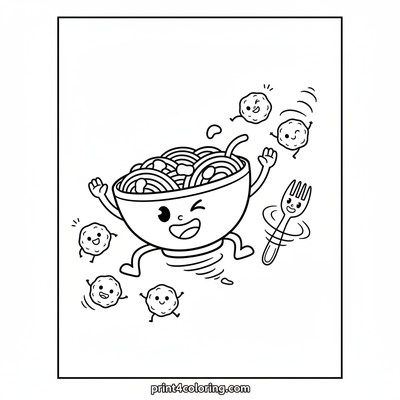 Winking Spaghetti Bowl Fun!