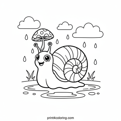 Happy Snail's Puddle Stroll