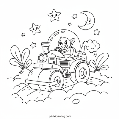 Puffball Planet Adventure: The Cosmic Steamroller