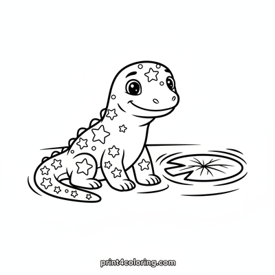 Sparkle Scale Komodo's Magical Pond