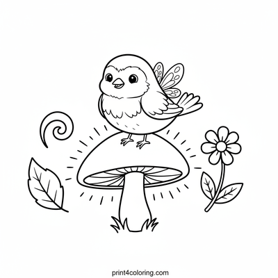 Sparklewing Robin's Magical Mushroom