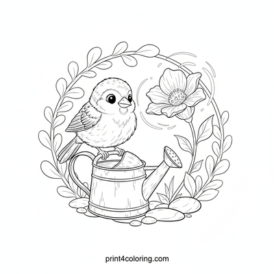 The Little Sparrow's Luminous Bloom