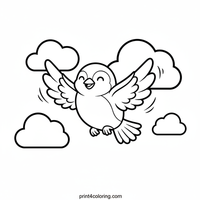 Happy Sparrow's Gentle Glide