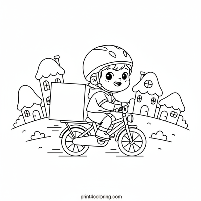 Speedy Slice Express - free printable coloring page