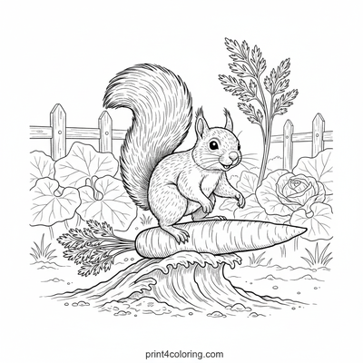 Squirrel's Carrot Surf Adventure