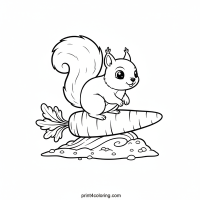 Carrots coloring pages preview
