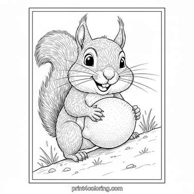 The Great Lemon Roll Adventure - free printable coloring page