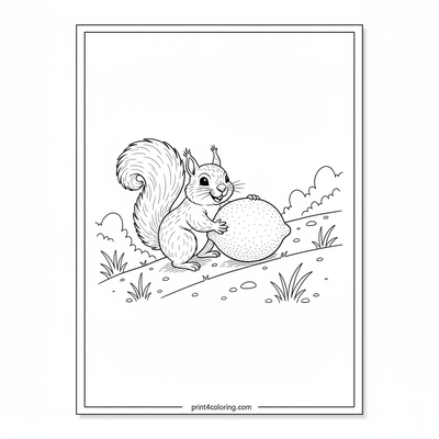 Determined Squirrel's Lemon Roll