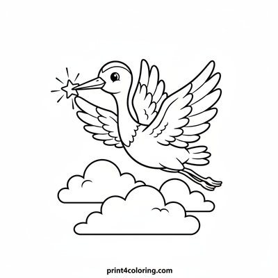 Nature coloring page preview