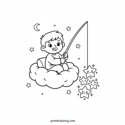 Whimsical Cloud Star Catcher