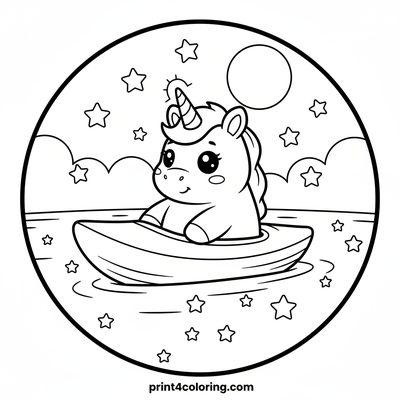 Unicorn's Starry Night Kayak