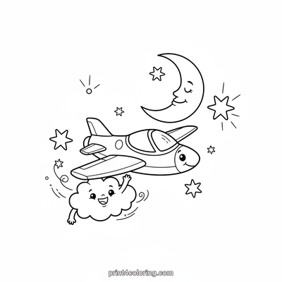 Fighter Jet coloring pages preview