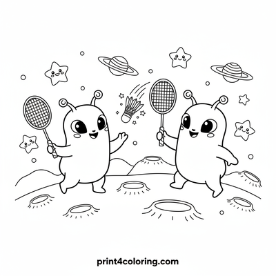 Cosmic Shuttlecock Showdown