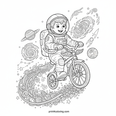 Stardust Tricycle Adventure: Cosmic Explorer