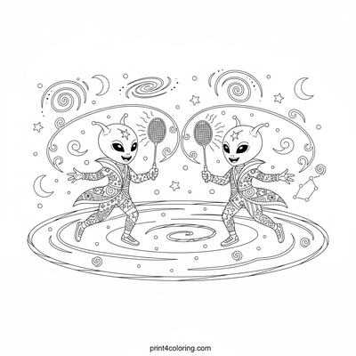 Cosmic Smash: Starlight Badminton Rally