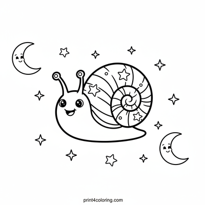 Starlight Snail's Cosmic Dream