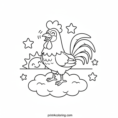 Cloud Rooster's Sparkling Morning