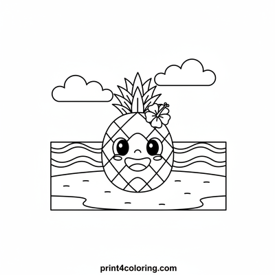 Sunny Pineapple Pal's Beach Adventure