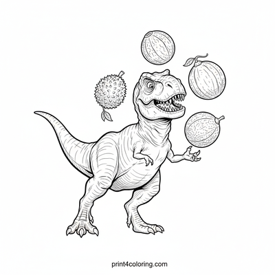 T-Rex's Prehistoric Juggling Act