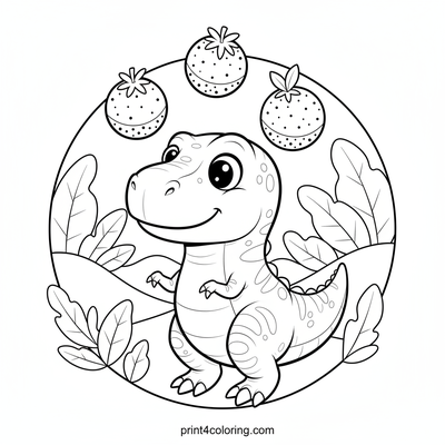 Tyrannosaurus Rex (T Rex) coloring pages preview