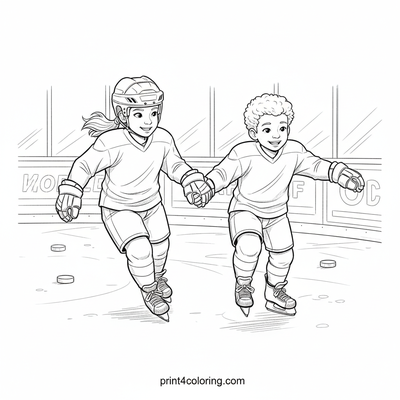 Skate Buddies: Teamwork on Ice