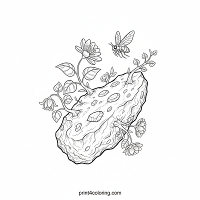 Cosmic Bloom: The Asteroid Garden