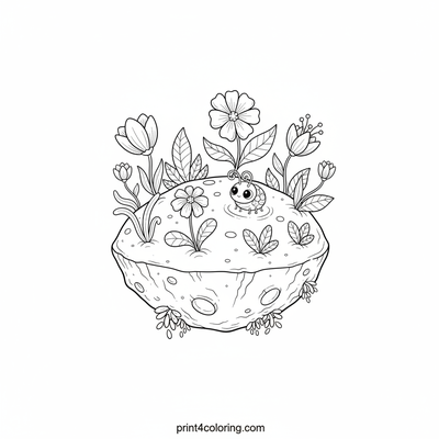 Asteroid Bloom: A Cosmic Garden