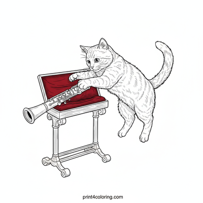 Curious Cat's Clarinet Discovery