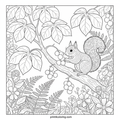 The Enchanted Tapioca Garden: A Squirrel's Sweet Surprise