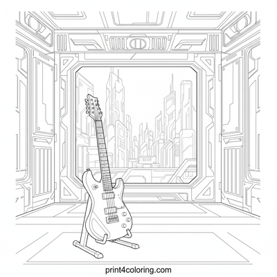 Symphony of Tomorrow: Futuristic Music Studio