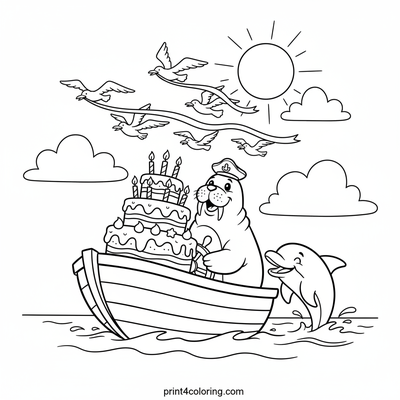 The Grand Sea Voyage Birthday Cake Delivery