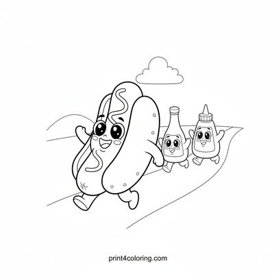 The Great Hotdog Chase!
