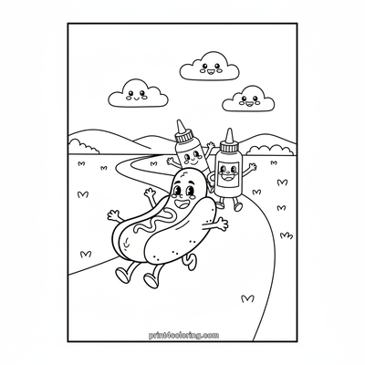 The Great Hotdog Race: On Your Marks!