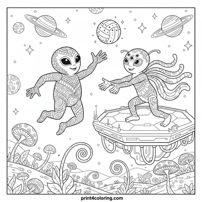 Cosmic Spikers: The Intergalactic Volleyball Showdown