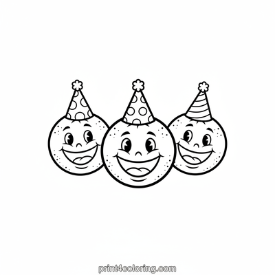 The Great Orange Roll Race! - free printable coloring page