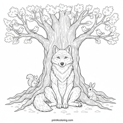 Whispers of the Ancient Oak: The Kind Guardian