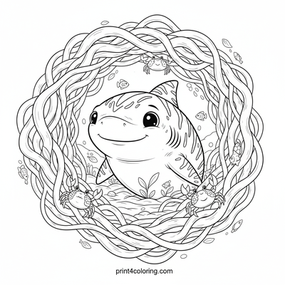 Hidden Stripes: Mangrove Tiger Shark Haven