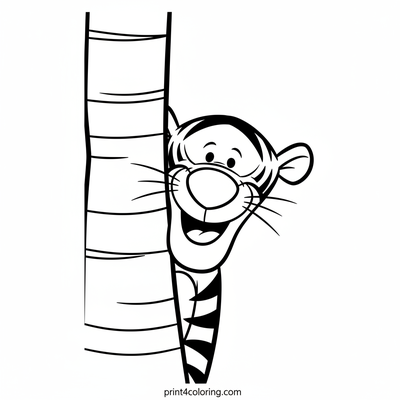 Tigger's Playful Peek-a-Boo