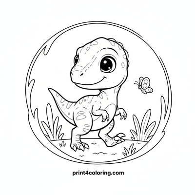 Tiny Raptor's First Steps Adventure