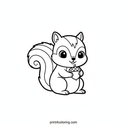 Sweet Baby Squirrel's Acorn Delight