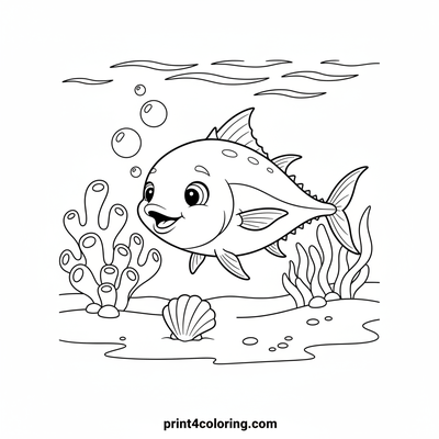 Tiny Tuna's Sparkling Seashell Treasure Hunt