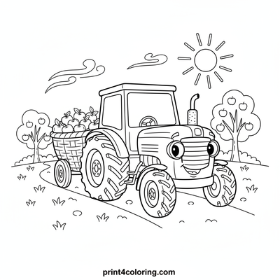 Apple Harvest Adventure Tractor