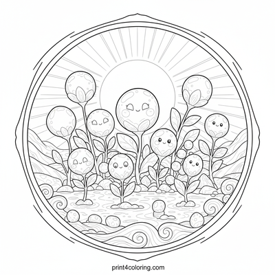 Triton's Enchanted Crystalline Garden